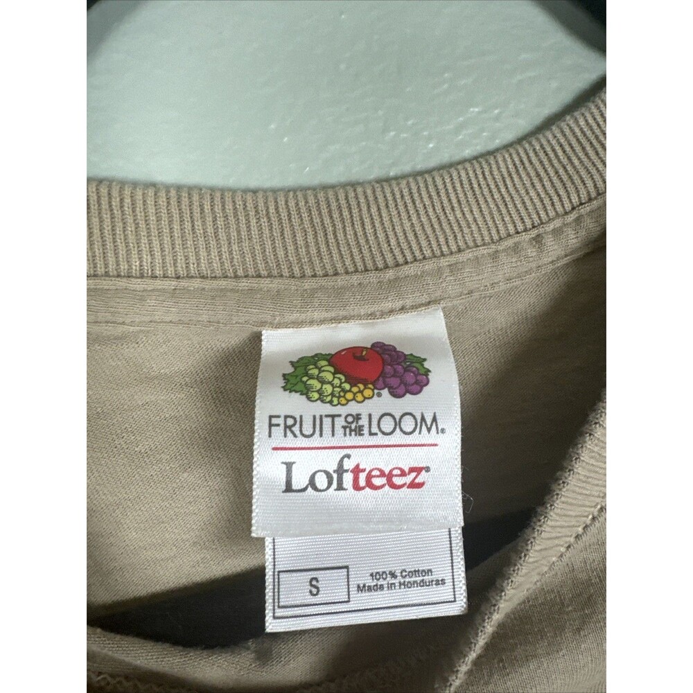 Vtg 90s Fruit Of The Loom Sz Small DARE Shirt Wanna‎ Get High Take A Hike FLAW - Picture 4 of 10